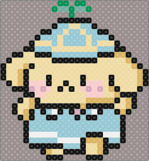 PomPompurin Kiddo - beige,light blue,gray