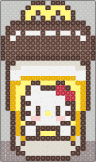 McDonalds Drink Hello Kitty - brown,beige