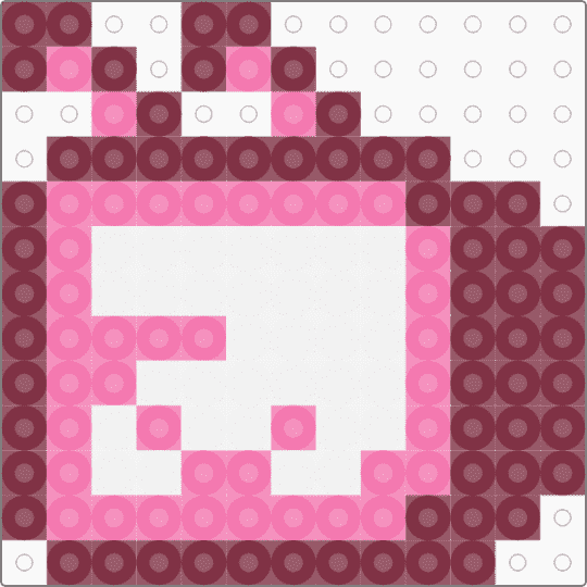 Mini Tenna Head - brown,pink,tenna,deltarune,mr ant tenna,legend of tenna