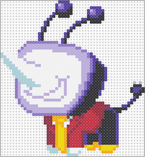 Cute Tenna - purple,pink,blue,red,tenna,deltarune,mr ant tenna