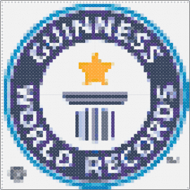 Guinness Perler - guinness,world records,logo,emblem,blue,global,achievements,distinctive,spirit,excellence