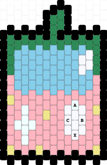 Strawberry gameboy - pink,light blue,strawberry,gameboy,gaming