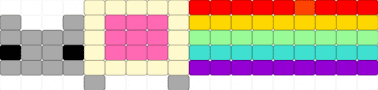 Nyan cat - beige,yellow,nyancat,rainbow,cat