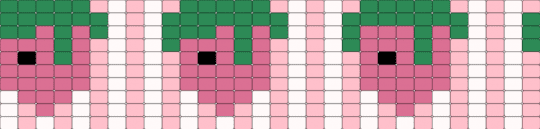 Sprout cuff - green,pink