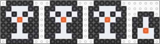 Mini penguin army - black,white