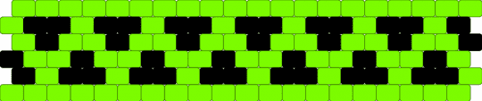 lil pattern - green,black,pattern,cuff