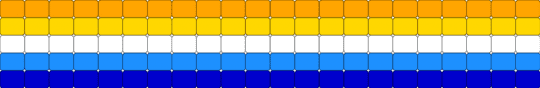 Aroace ladder stitch - orange,yellow,light blue,purple,aroace,pride
