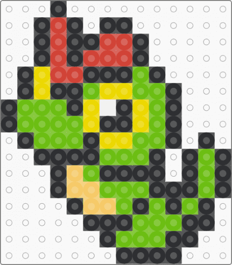 Caterpie - black,green