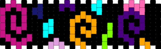 (⸝⸝⸝ᵒ̴̶̷ᴗᵒ̴̶̷ꕤ) - black, orange, pink, purple