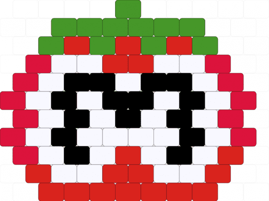 Maxim Tomato Charm (Kirby) - red,green,tomato,video game,item,food,kirby,nintendo,vegetable,heal