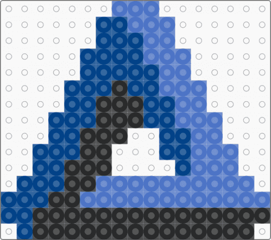 Penrose triangle - blue,black,geometry,triangle,penrose,illusion