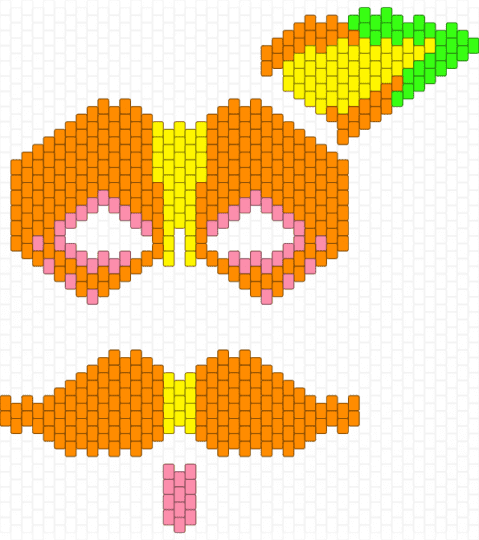 Zigzag the wolf mask (therian) - furry, fursona, mask, orange, therian mask, wolf mask, zigzag