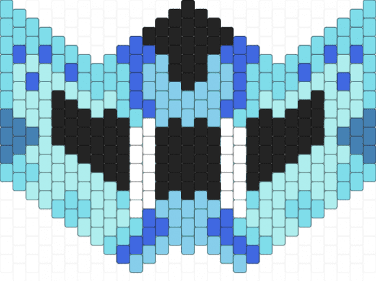 SUPER KEWL BLUE FANGED MASK :3 - light blue,mask,furry