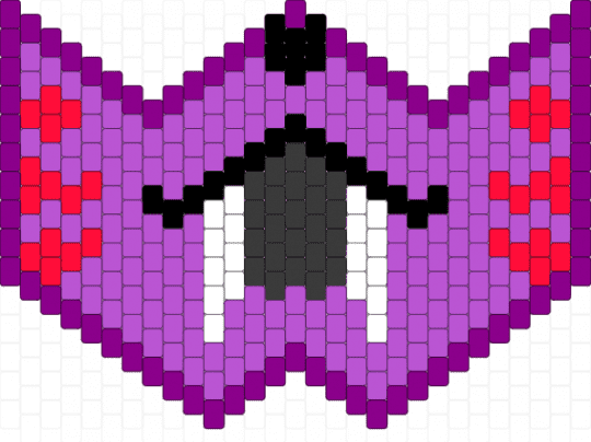 Rando purple cat thing mask - pink