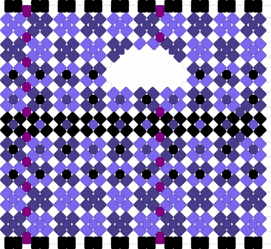 [CREDIT IN DESC] Black & blue arm warmer - purple,blue,glove,arm warmer,fingerless,black and blue