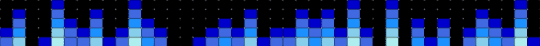 Sound bars black choker - purple,light blue,choker,blue and black