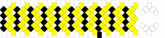 Bee rotating cuff base - yellow,white,bee,rotating