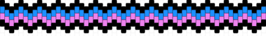 Blue and pink wiggle choker - light blue,pink,choker