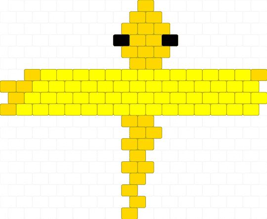 Qibli cuff design 1 - dragon, qibli, sandwing, wof, yellow