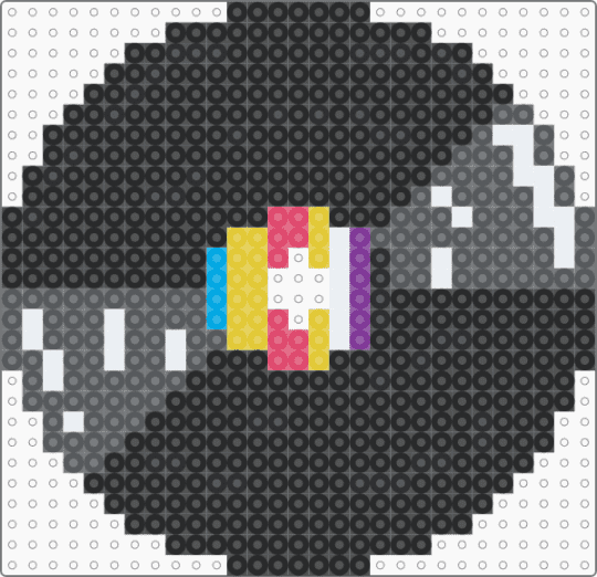 pan+non binary vinyl record - black,gray,cotdvinylrecords