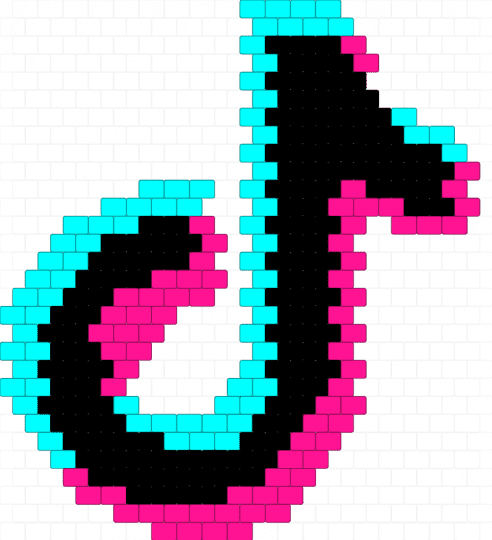 TikTok - light blue,pink,cotdtiktok