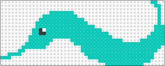 worm :3 - teal