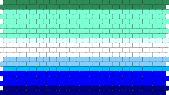 gay flag - teal,purple