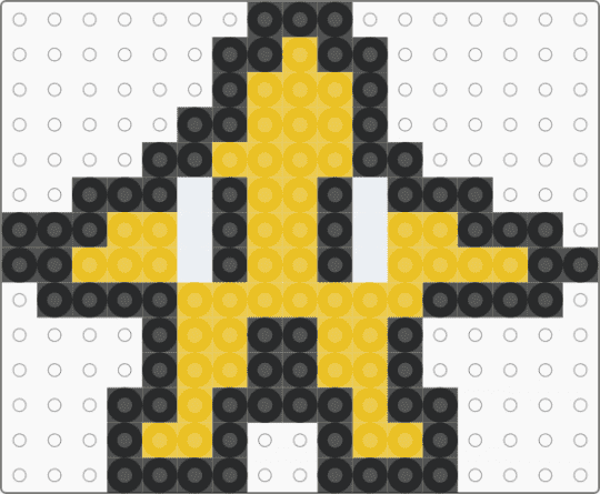 cute star charm - yellow