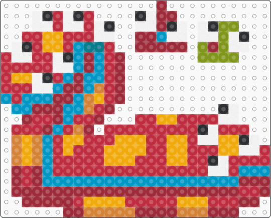 Gloink queen (Tadc) - red,orange,tadc