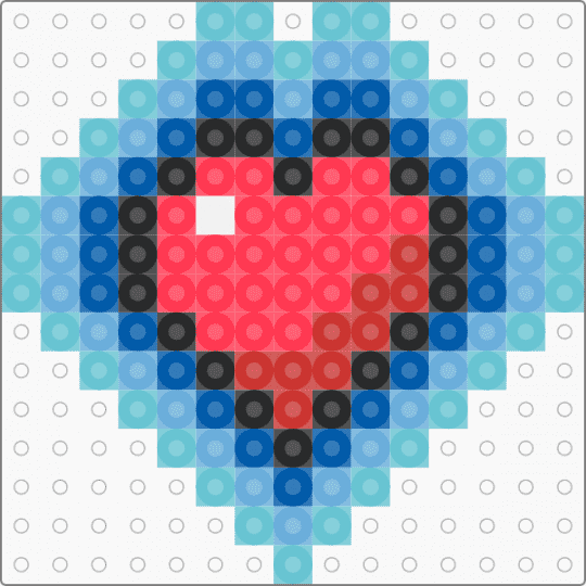 heart - light blue