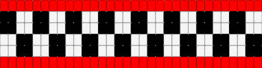 fnaf themed cuff - red,white,fnaf,checkerboard
