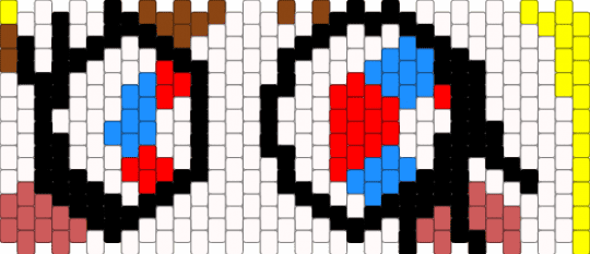 Pomni Eyes - white,red,tadc,blue,yellow,black,brown,jester