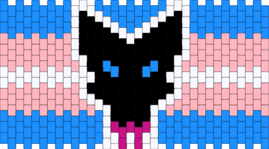 Trans Scourge - pink,light blue,cat,warriors,warrior cats,scourge,trans flag,trans