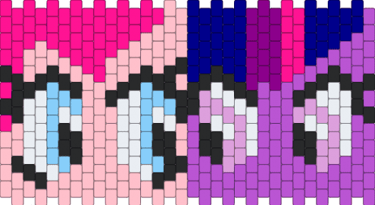pinkie pie and twilight sparkle | remix of miska's pattern - pink