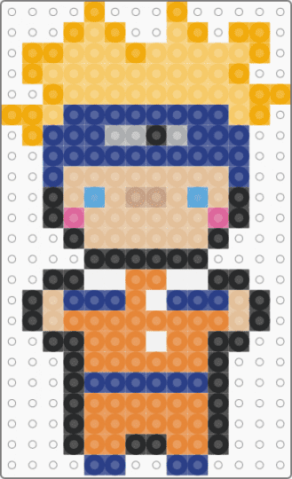 Mini naruto - beige,blue,orange,yellow,naruto,narusasu,sasunaru