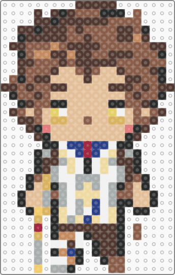 Viktor perler - brown,tan,beige,arcane,viktor,jayvik,leagueoflegends