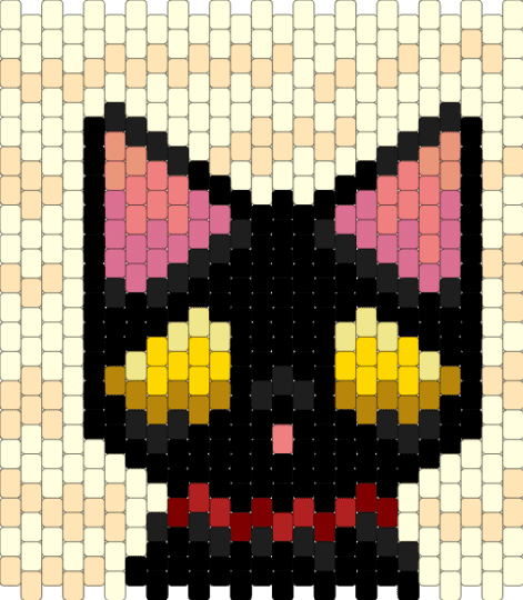 Little cat (textured) - white,yellow,pink,beige,cat,cute,animal