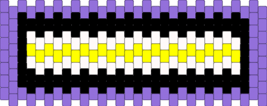 NON BINARY!! THINGY!!!! - purple,nonbinary,thingy,kandi,silly