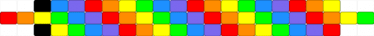 rainbow werm!! :3 - orange,light blue,blue,colorful,rainbow,werm