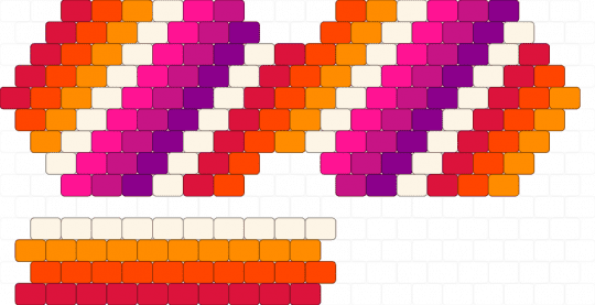 Lesbian bowtie - pink, red
