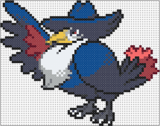 Honchkrow - purple,blue