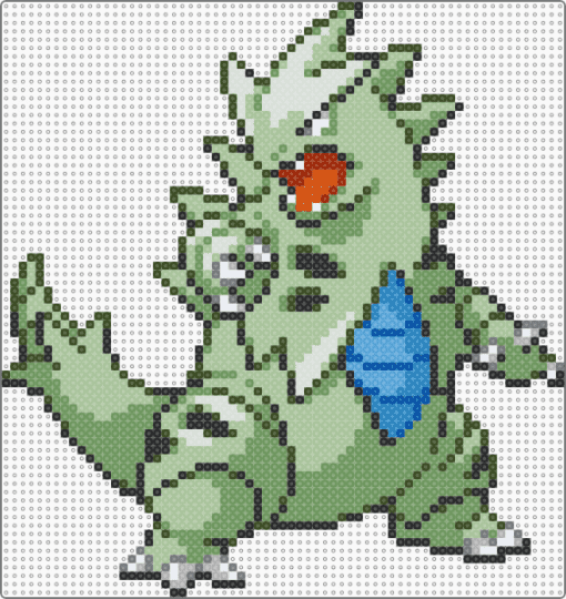 Tyranitar - green, pokemon, teal, tyranitar