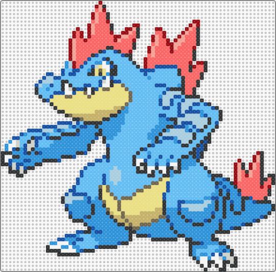 Feraligatr - feraligatr, light blue, pokemon