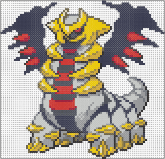Giratina - beige, giratina, gray, pokemon, purple, yellow