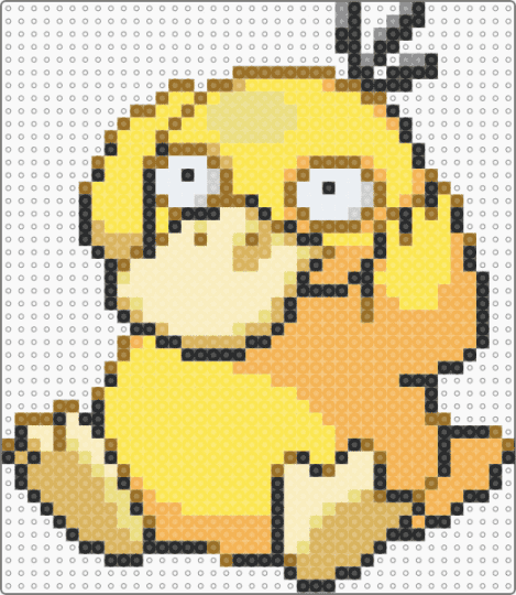 Psyduck - orange, pokemon, psyduck, yellow