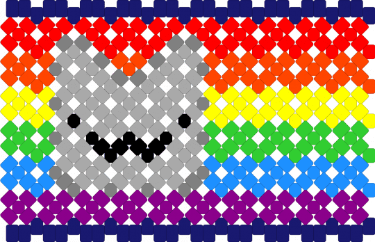 Nyan cat x-base - beige,red,purple,pink