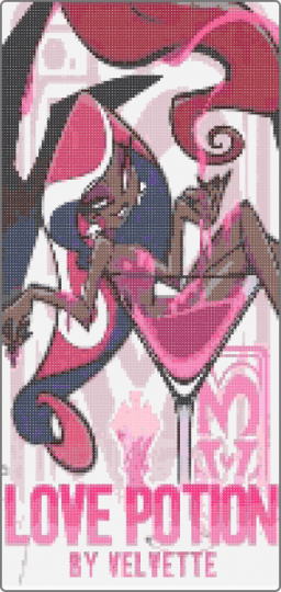 Velvettes love potion - beige,pink