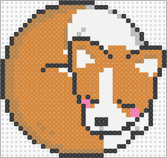 Doggy Coaster 2/9 - orange,dog,dogs,doggy,doggies,puppy,puppies,cute,corgi