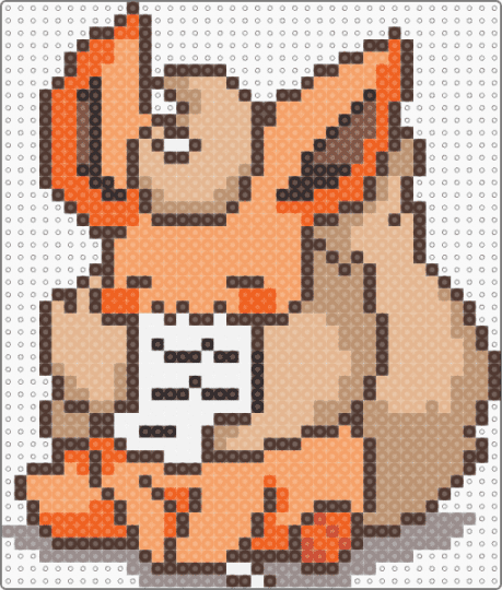 Flareon's Mischief 4/9 - brown,orange,beige,flareon,pokemon,136,eeveelutions,eeveelution,mischief,chaos,cute