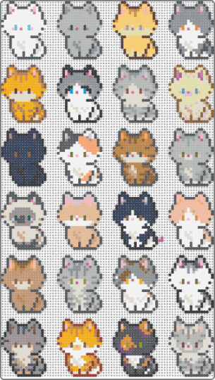 Kitty Farm - gray,beige,tan,kitty,cat,kitten,kitties,cats,kittens,cute